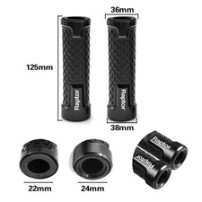 Maniglie moto nere manubrio