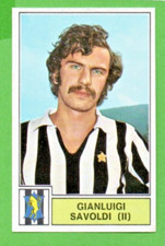CALCIATORI PANINI 1971 72 GIANLUIGI SAVOLDI JUVENTUS NUOVA OTTIMA (AJO')