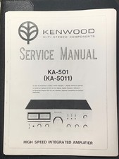 Kenwood KA-501 KA-5011 Manuale
