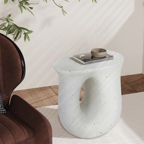 Side table terrazzo geometric - table,