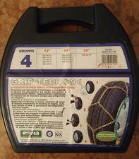 Catene da Neve per panda 1.3 mjt CORA "GRIP TECH 9" - 9mm - Gruppo 4 - NUOVO