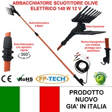 ABBACCHIATORE OLIVE SCUOTITORE RACCOGLI SCUOTIOLIVE ELETTRICO 3 METRI 12V 140 W