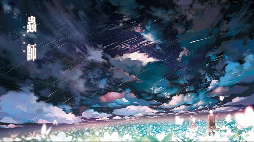 Poster anime stelle cadenti - poster,