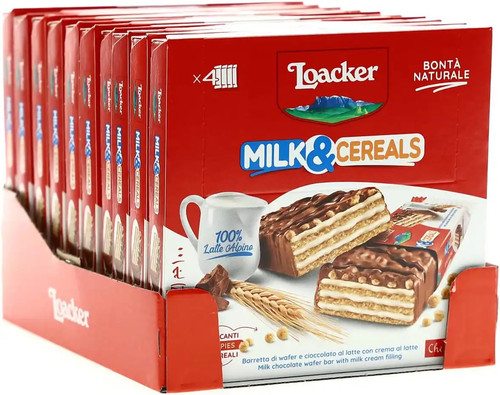 10x loacker milk - loacker, cereals