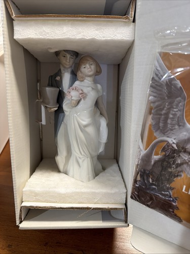 Vintage lladro wedding bells - vintage,