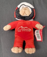 Peluche orsacchiotto Michael Schumacher con casco - PPM - Raro! Alto 7" con etichetta