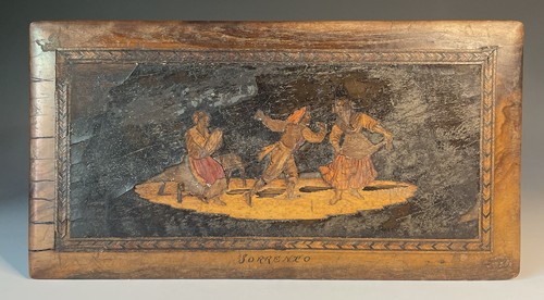 Antico tavolo sgabello