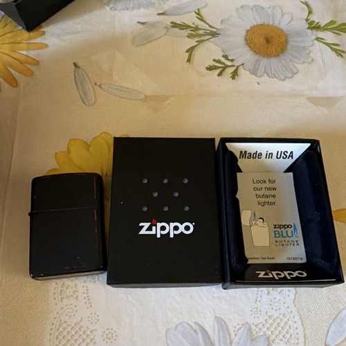 Zippo accendino nero - , opaco