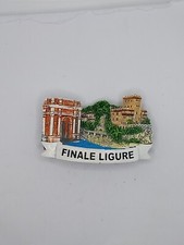 MAGNETE CALAMITA RESINA FRIGO  SOUVENIR FRIDGE MAGNET FINALE LIGURE LIGURIA