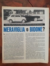 Clipping Ritaglio Articolo 1960 Speciale CADILLAC SEDAN de VILLE