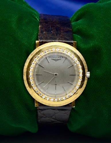 Vintage 33mm longines 18k - vintage, oro