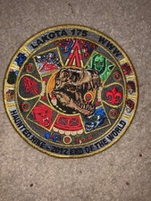 Patch giacca trail Boy Scout 2012 dinosauro stregato escursione Lakota OA 175 Illinois