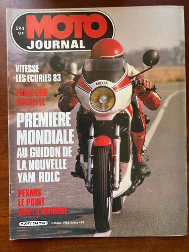 Moto journal 594 du - moto,