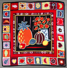 Magnifique foulard vintage "