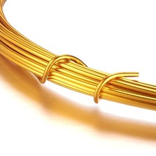 Filo alluminio dorato m - dorato, 5
