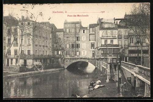 Cpa narbonne pont - cpa, des
