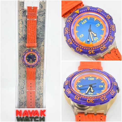 Swatch scuba 200 - scuba, red