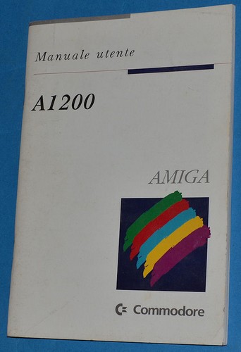 Commodore a1200 amiga manuale - commodore,