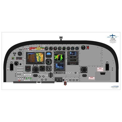 Poster abitacolo cessna x - abitacolo,