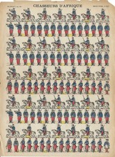 Stampa antica SOLDATINI DI