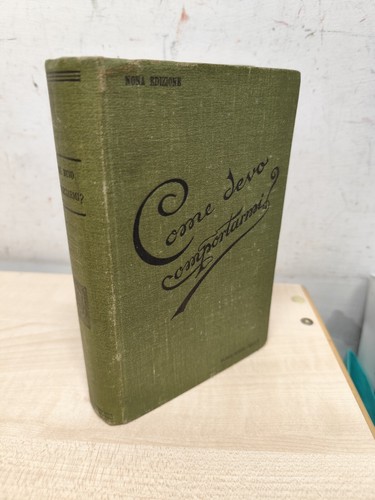 Libro come devo comportarmi - devo,