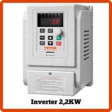 Inverter monofase trifase per motore elettrico 220V Vevor 2200W 3hp regolabile