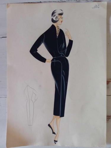 Figurino moda anni 60 - di,