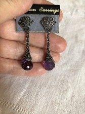 Orecchini argento Con Ametista