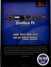 dbx Drive Rack Px Powered Speaker Optimizer Pubblicità Stampa Originale