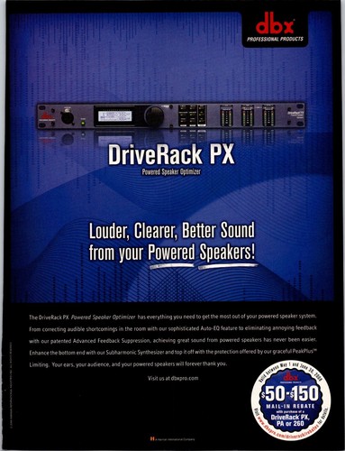 Dbx drive rack powered - drive,
