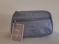 trousse "Sasch" similpelle color lavanda H 13cm x L 21cm x l 6cm