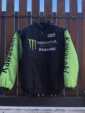 Giacca Monster Kawasaki y2k vintage verde taglia - L