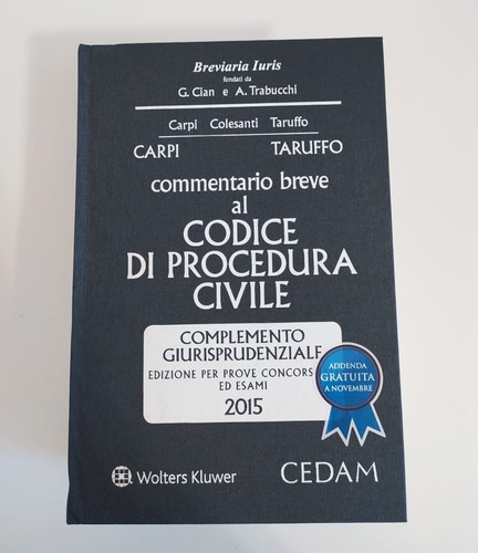 Commentario breve codice di - commentario, al