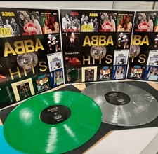 ABBA HITS 2 LPS SILVER AND