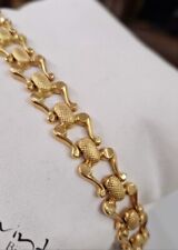 Vendo a 97€ Grammo. Bracciale in oro giallo 18kt . Peso 16.4 gr. 