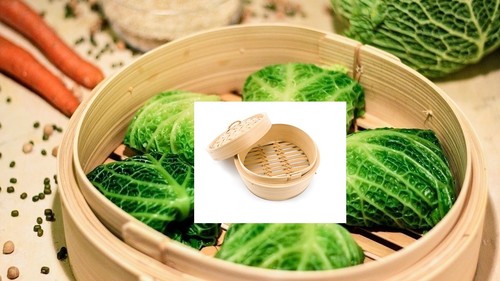 Mushiki vaporiera bamboo - vaporiera,