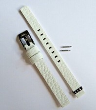 DIESEL Original Cinturino In Pelle DZ5423 Bracciale Bianco 10 Mm