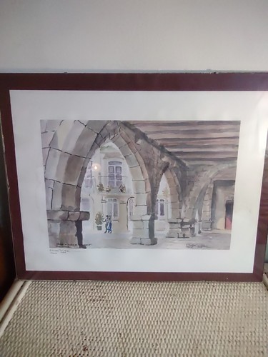 Vtg original watercolor - vtg.,