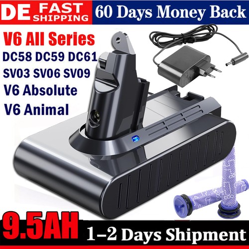 9500 mah per batteria dyson - batteria, v6