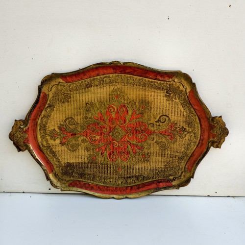 Vassoio legno fiorentino - vassoio,