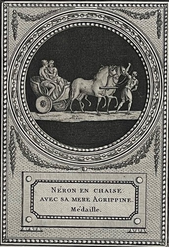 Nerone sedia con sua madre - in,