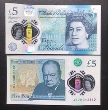 UNC Bank of England £ 5