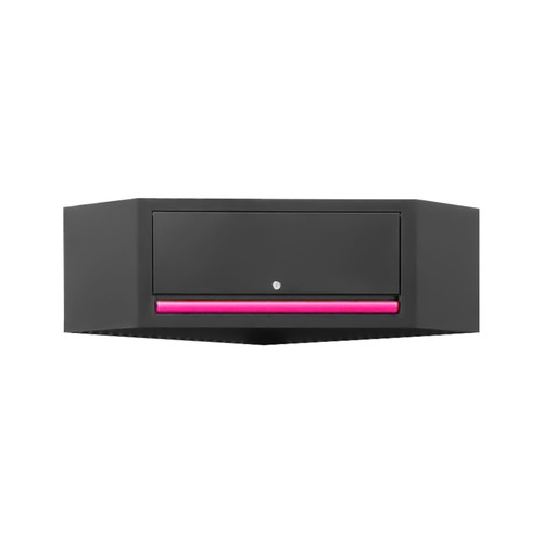 Armadio muro angolare rosa - armadio,