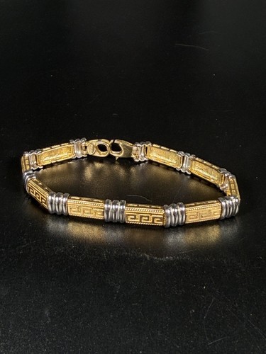 Bracciale maglia meandro