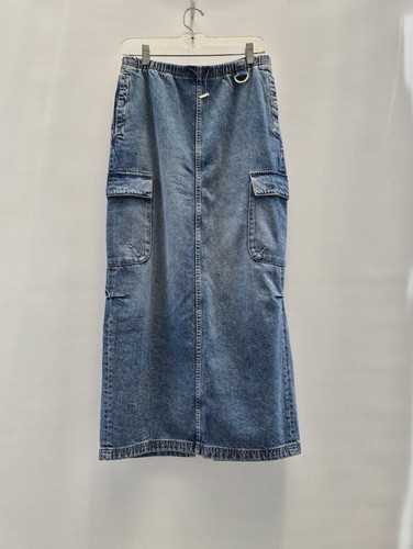 Maxi gonna cargo - , denim