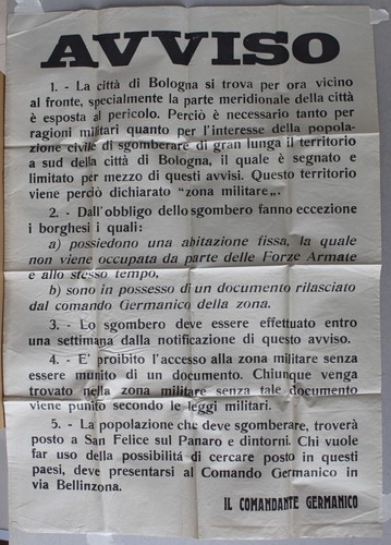 Manifesto originale comando - manifesto,