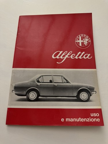 Alfa romeo alfetta prima - alfa, 1.8