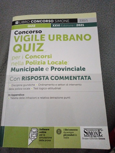 Libro concorso vigile urbano - libro,