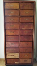 Mobile schedario archivio classificatore vintage in buono stato.