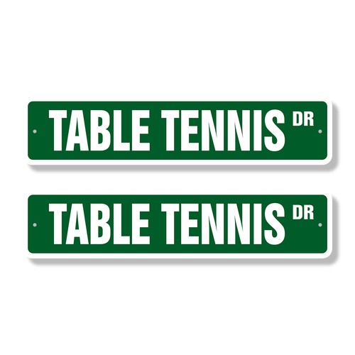 Table tennis segnaletica - tennis,